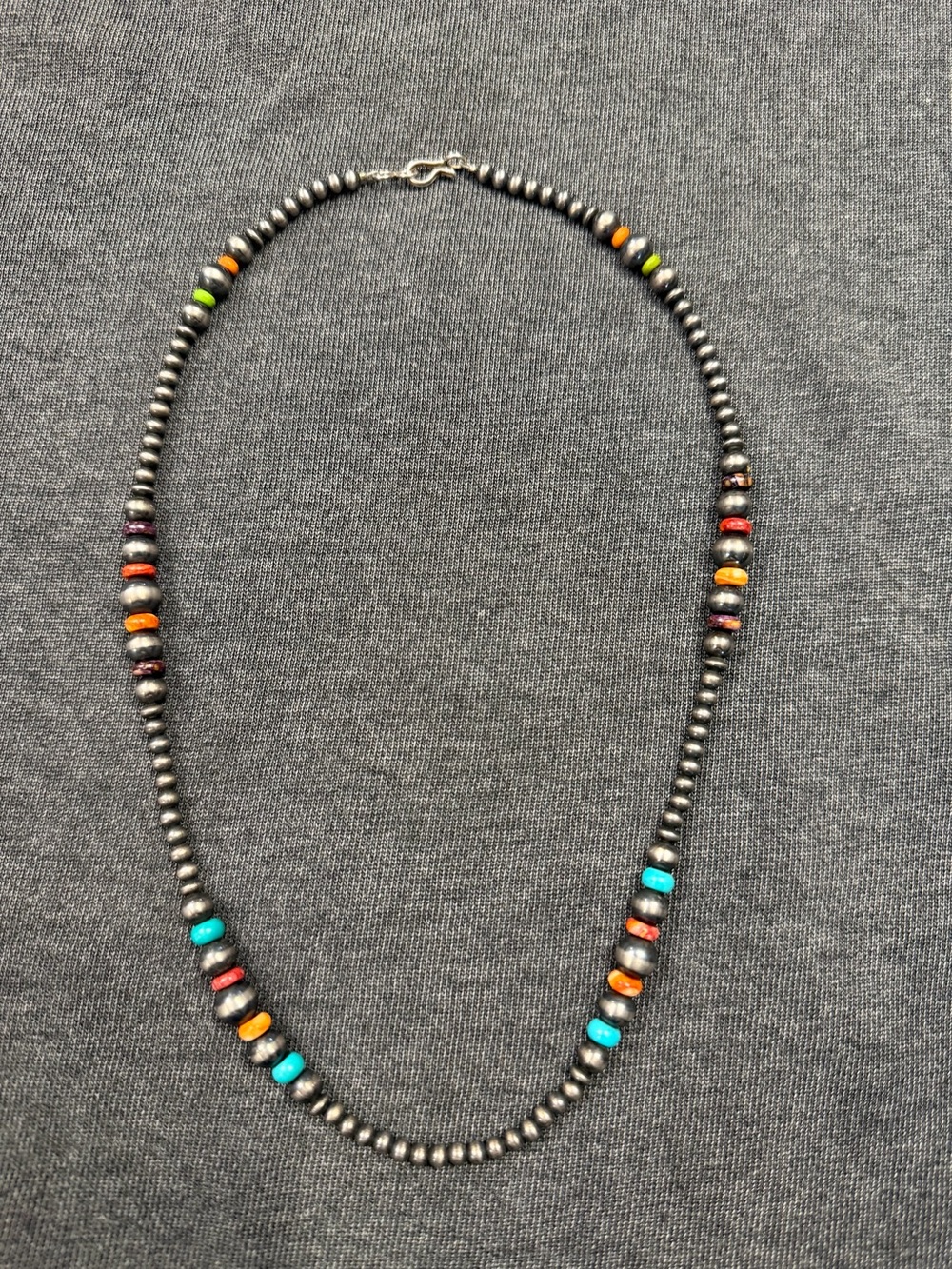 Navajo Pearls Necklace w/ accent stone beads